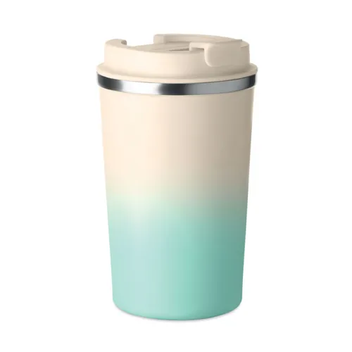 BRACE GRADIENT Duplafalú pohár 350 ml Mentazöld 