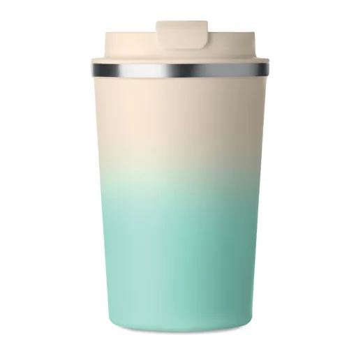 BRACE GRADIENT Duplafalú pohár 350 ml Mentazöld 