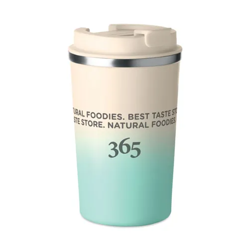 BRACE GRADIENT Duplafalú pohár 350 ml Mentazöld 
