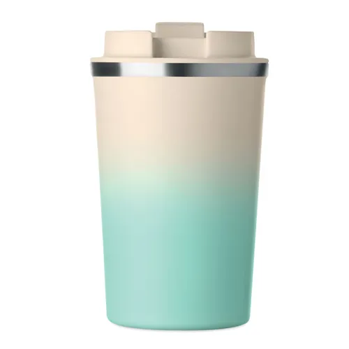 BRACE GRADIENT Duplafalú pohár 350 ml Mentazöld 