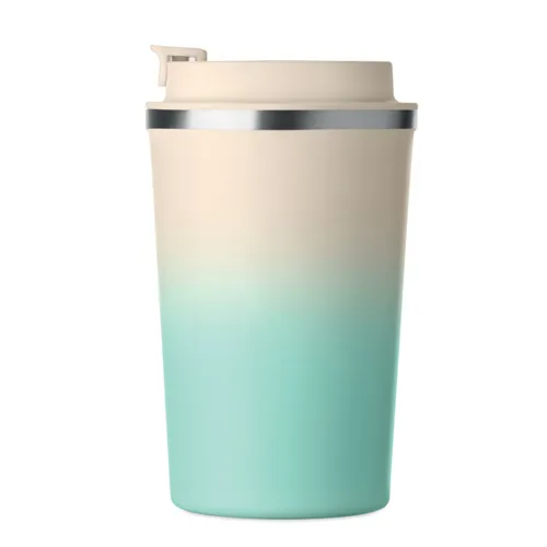 BRACE GRADIENT Duplafalú pohár 350 ml Mentazöld 