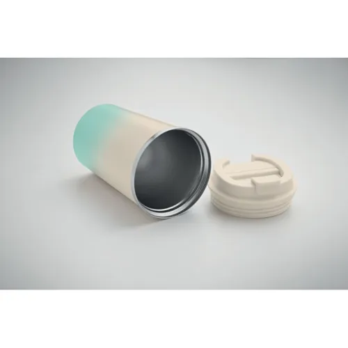 BRACE GRADIENT Duplafalú pohár 350 ml Mentazöld 