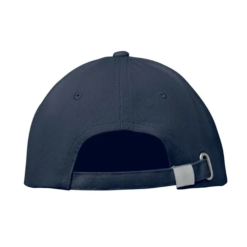 BUFFALO 6 panel baseball sapka 260g/m² Fehér/sötétkék 