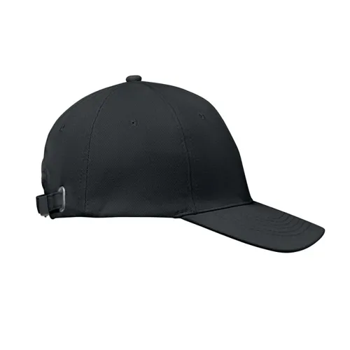 BUFFALO 6 panel baseball sapka 260g/m² Fekete 