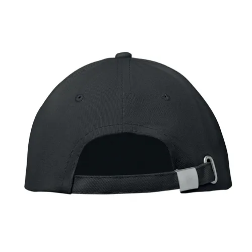 BUFFALO 6 panel baseball sapka 260g/m² Fekete/piros 