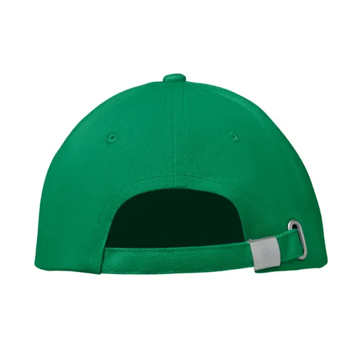 BUFFALO 6 panel baseball sapka 260g/m² Préri Zöld/fehér 