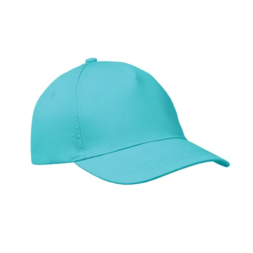 BUZZ 5 panel baseball sapka 160g/m² Türkiz 