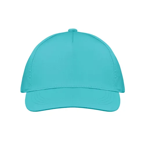 BUZZ 5 panel baseball sapka 160g/m² Türkiz 