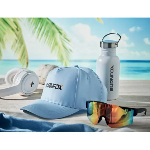 BUZZ 5 panel baseball sapka 160g/m² Babakék 