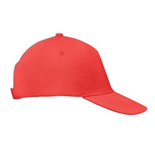 BUZZ 5 panel baseball sapka 160g/m² Piros 