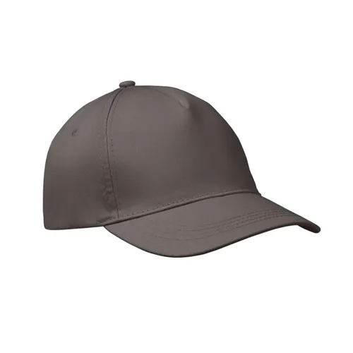 BUZZ 5 panel baseball sapka 160g/m² Kőszürke 