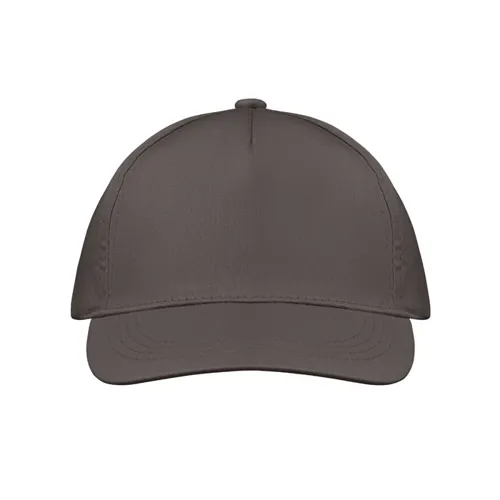 BUZZ 5 panel baseball sapka 160g/m² Kőszürke 