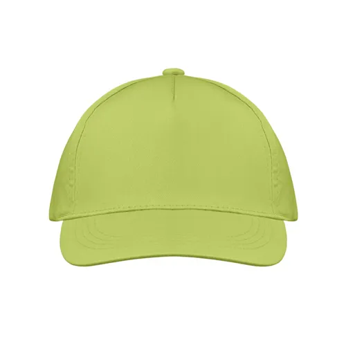 BUZZ 5 panel baseball sapka 160g/m² Lime 