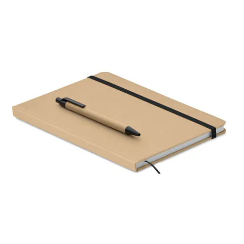 CARATIL A5 notesz újrahaszn. kartonból Fekete 