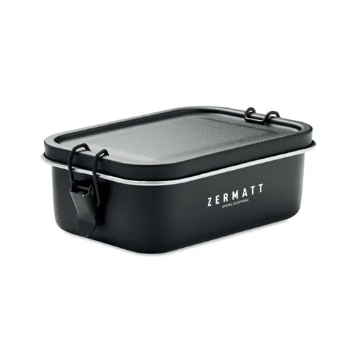 CHAN LUNCHBOX COLOUR Acél uzsonnás doboz, 750 ml Fekete 
