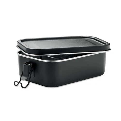 CHAN LUNCHBOX COLOUR Acél uzsonnás doboz, 750 ml Fekete 