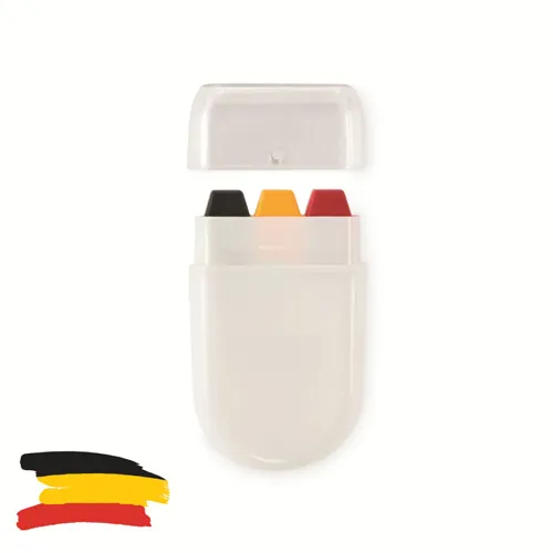 CHEER Nemzeti színű testfestő stift Fekete 