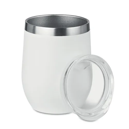 CHIN CHIN Duplafalú bögre 300 ml Fehér 