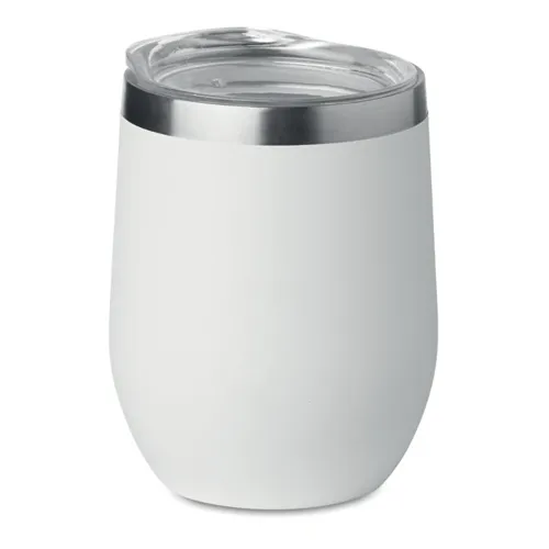 CHIN CHIN Duplafalú bögre 300 ml Fehér 