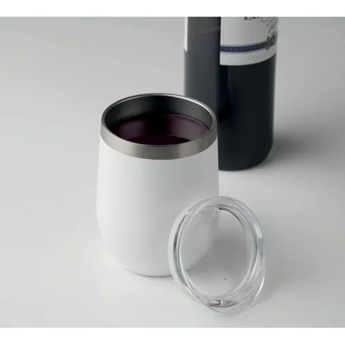 CHIN CHIN Duplafalú bögre 300 ml Fehér 