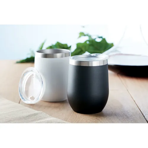 CHIN CHIN Duplafalú bögre 300 ml Fekete 