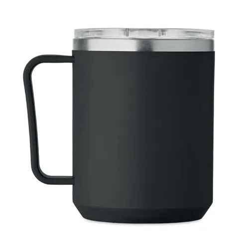 COCOA Duplafalú bögre 400 ml Fekete 