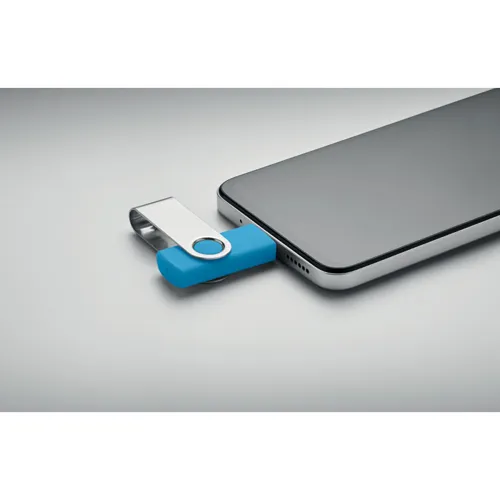COLODRI 16GB 3.0 USB pendrive C-típusú    MO1401 Türkiz 