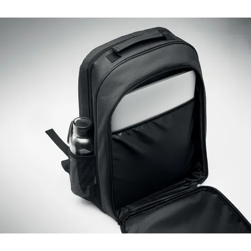 COOLPACK 300D RPET hűtő hátizsák Fekete 