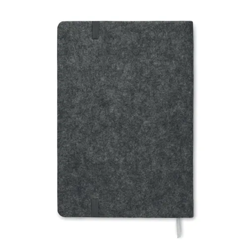 CORKBOOK A5 RPET filc és parafa notesz Kőszürke 