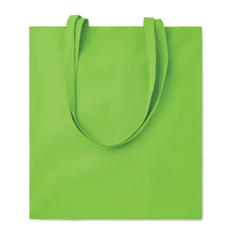COTTONEL COLOUR + Pamut bevásárlótáska, 140 g Lime 