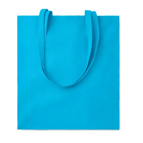 COTTONEL COLOUR++ Pamut bevásárlótáska, 180 g Türkiz 