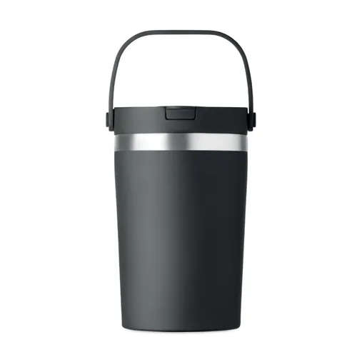 COZYCUP Duplafalú pohár 350 ml Fekete 