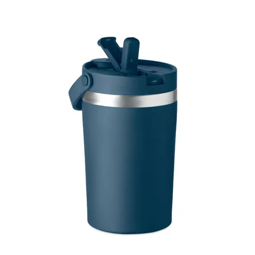 COZYCUP Duplafalú pohár 350 ml Francia Tengerészkék 