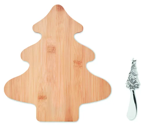 TREECHESSE Sajttálaló szett bambuszból