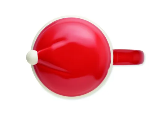 SANTA Mikulás bögre fedővel 370 ml