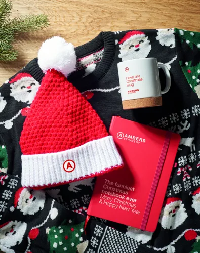 AURIGA Karácsonyi kötött sapka