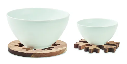 SCAGLIA Akáciafa edényalátét készlet