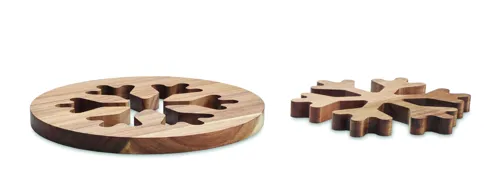 SCAGLIA Akáciafa edényalátét készlet