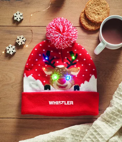 SHIMAS LIGHT Karácsonyi kötött sapka LED