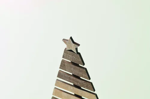 PUINEN Karácsonyfa dekoráció fából