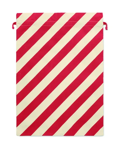 LAUKKU Nagy pamut mikulás tasak