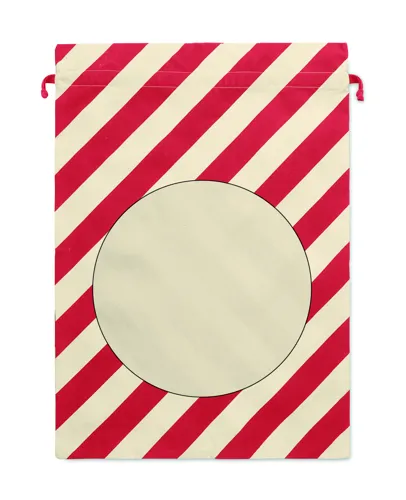 LAUKKU Nagy pamut mikulás tasak