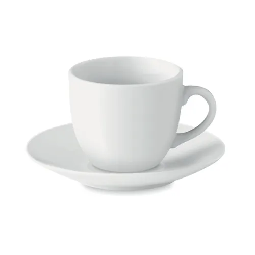 ESPRESSO Eszpresszó csésze aljjal 80 ml Fehér 