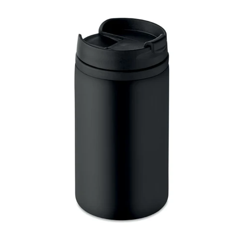 FALUN Duplafalú úti bögre, 250 ml Fekete 