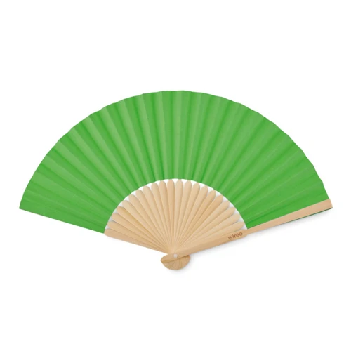FANNY PAPER Bambusz legyező Lime 