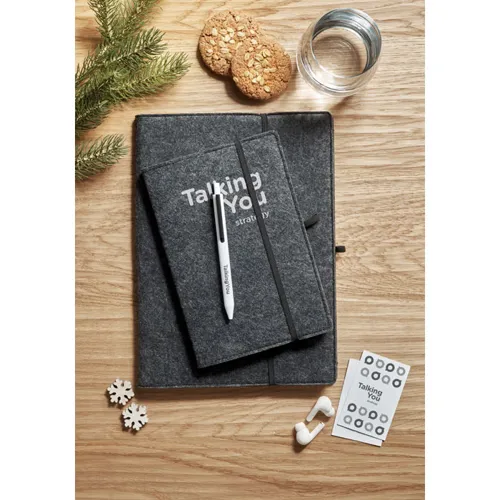 FELTBOOK A5 RPET filc jegyzetfüzet Kőszürke 