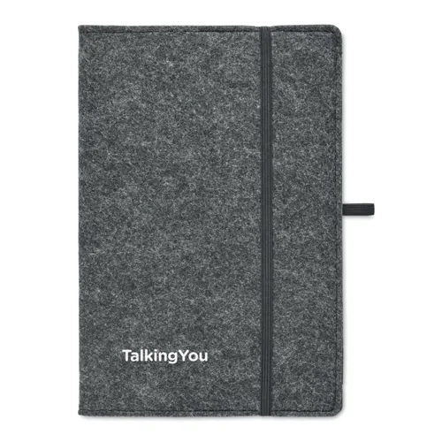 FELTBOOK A5 RPET filc jegyzetfüzet Kőszürke 