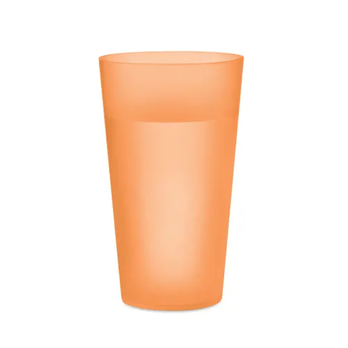 FESTA LARGE Többsz haszn rend.pohár 500ml Áttetsző Narancssárga 