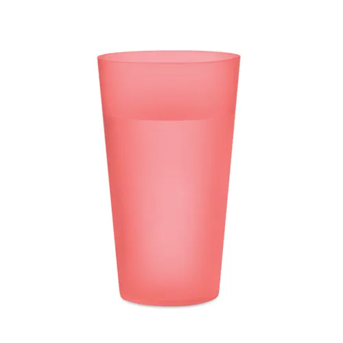 FESTA LARGE Többsz haszn rend.pohár 500ml Áttetsző Piros 