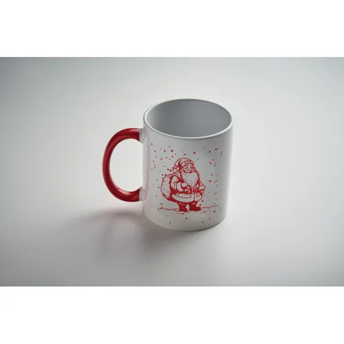 FESTIMUG Karácsonyi kerámia bögre 300ml Fehér/piros 